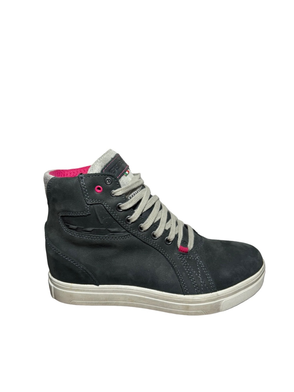 Women's TCX motorcycle boots Black High-Top Lace-Up Sneakers size 6.5 38